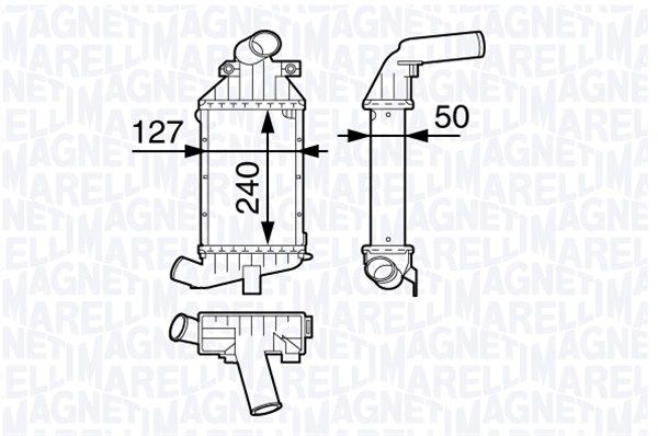 MAGNETI MARELLI 351319202490 Charge Air Cooler