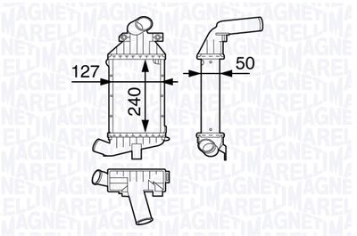 Charge Air Cooler MAGNETI MARELLI 351319202490