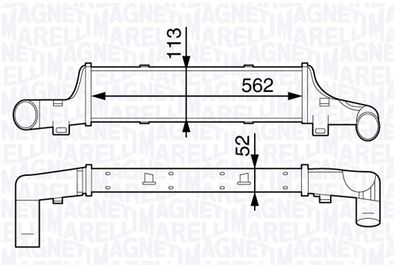 Charge Air Cooler MAGNETI MARELLI 351319202500