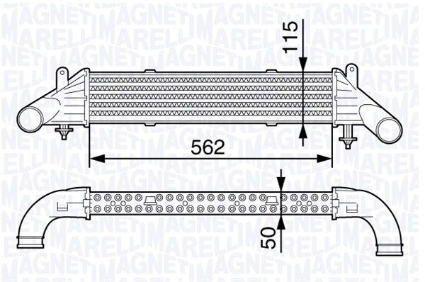 MAGNETI MARELLI 351319202570 Charge Air Cooler