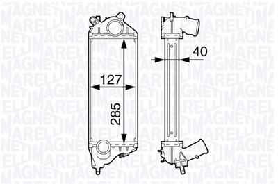 Charge Air Cooler MAGNETI MARELLI 351319202610