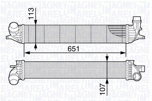MAGNETI MARELLI 351319202620 Charge Air Cooler