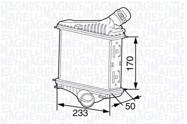 MAGNETI MARELLI 351319202660 Charge Air Cooler