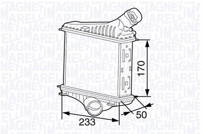 Charge Air Cooler MAGNETI MARELLI 351319202660