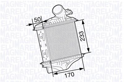 Charge Air Cooler MAGNETI MARELLI 351319202710