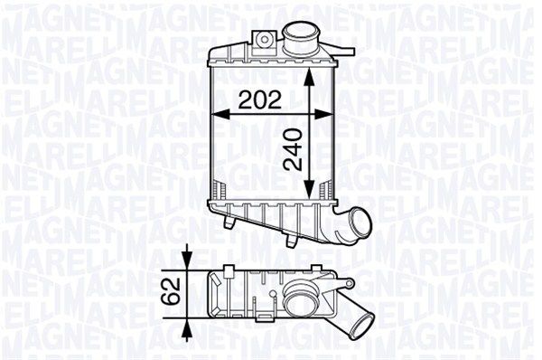 MAGNETI MARELLI 351319202750 Charge Air Cooler