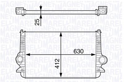 Charge Air Cooler MAGNETI MARELLI 351319202780