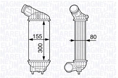 Charge Air Cooler MAGNETI MARELLI 351319202790