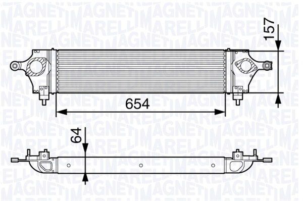 MAGNETI MARELLI 351319202800 Charge Air Cooler