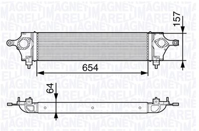 Charge Air Cooler MAGNETI MARELLI 351319202800