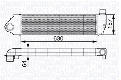 Charge Air Cooler MAGNETI MARELLI 351319202820
