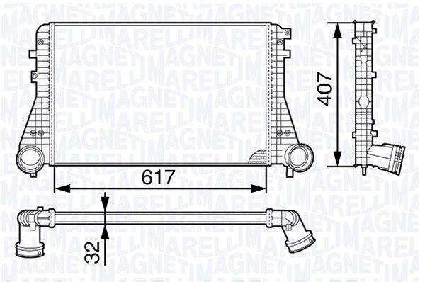MAGNETI MARELLI 351319202830 Charge Air Cooler