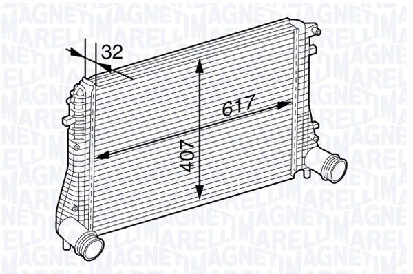 MAGNETI MARELLI 351319202840 Charge Air Cooler