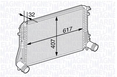 Charge Air Cooler MAGNETI MARELLI 351319202840