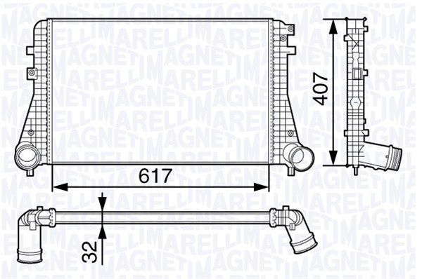 MAGNETI MARELLI 351319202850 Charge Air Cooler