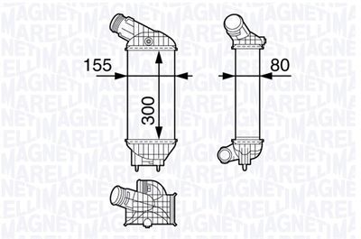 Charge Air Cooler MAGNETI MARELLI 351319202880