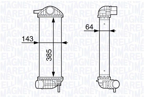 MAGNETI MARELLI 351319202940 Charge Air Cooler