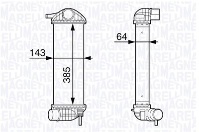 Charge Air Cooler MAGNETI MARELLI 351319202940