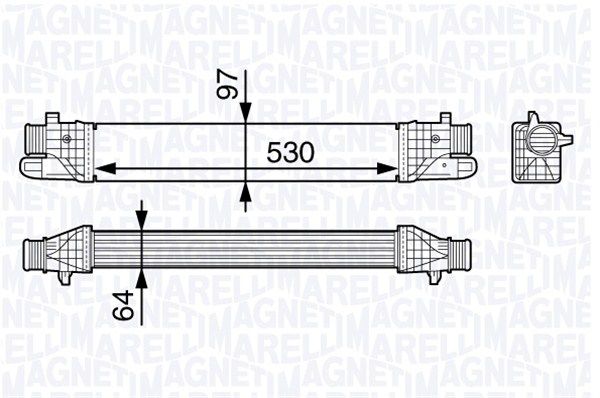 MAGNETI MARELLI 351319202960 Charge Air Cooler