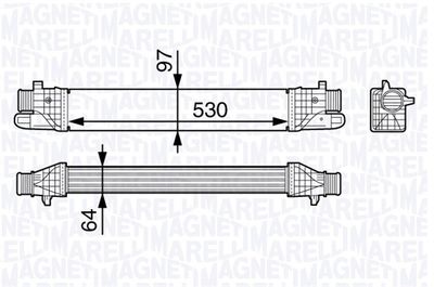 Charge Air Cooler MAGNETI MARELLI 351319202960
