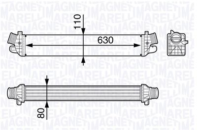 Charge Air Cooler MAGNETI MARELLI 351319202970