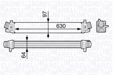 Charge Air Cooler MAGNETI MARELLI 351319202980