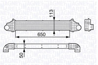 Charge Air Cooler MAGNETI MARELLI 351319202990