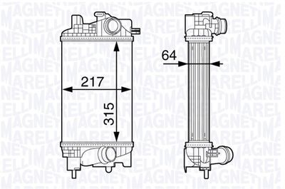 Charge Air Cooler MAGNETI MARELLI 351319203010