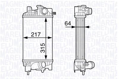Charge Air Cooler MAGNETI MARELLI 351319203020