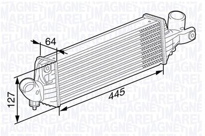 Charge Air Cooler MAGNETI MARELLI 351319203330
