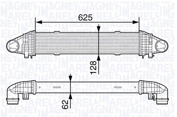 MAGNETI MARELLI 351319203340 Charge Air Cooler
