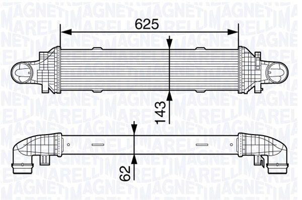 MAGNETI MARELLI 351319203350 Charge Air Cooler