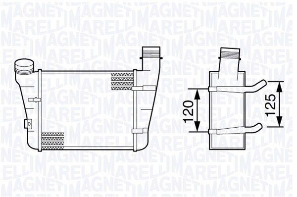 MAGNETI MARELLI 351319203410 Charge Air Cooler