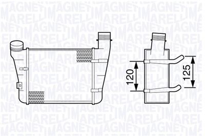 Charge Air Cooler MAGNETI MARELLI 351319203410