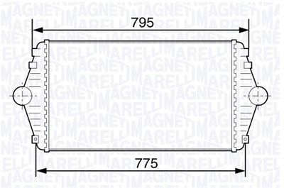 Charge Air Cooler MAGNETI MARELLI 351319203430