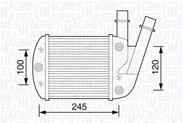 MAGNETI MARELLI 351319203450 Charge Air Cooler