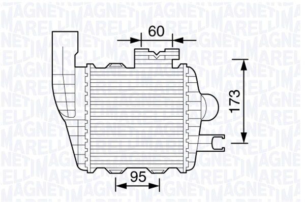 MAGNETI MARELLI 351319203470 Charge Air Cooler