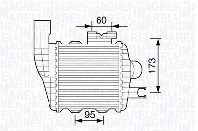 Charge Air Cooler MAGNETI MARELLI 351319203470