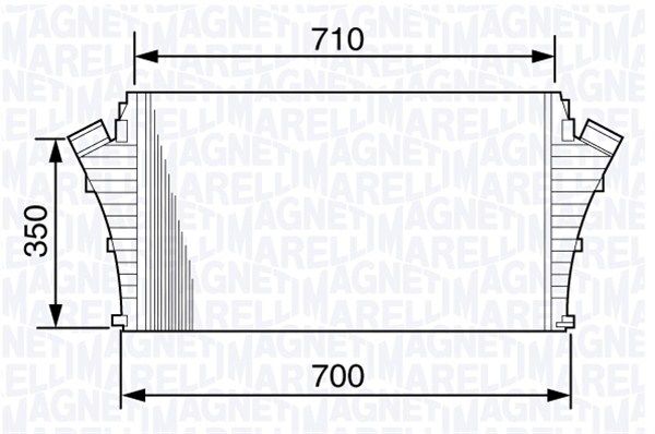 MAGNETI MARELLI 351319203500 Charge Air Cooler