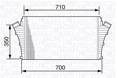 Charge Air Cooler MAGNETI MARELLI 351319203500