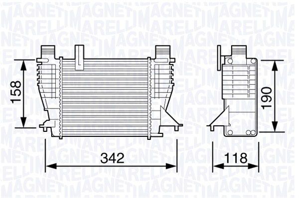 MAGNETI MARELLI 351319203560 Charge Air Cooler