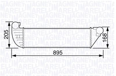 Charge Air Cooler MAGNETI MARELLI 351319203580