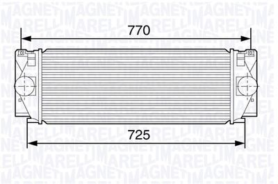 Charge Air Cooler MAGNETI MARELLI 351319203630