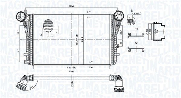 MAGNETI MARELLI 351319204040 Charge Air Cooler