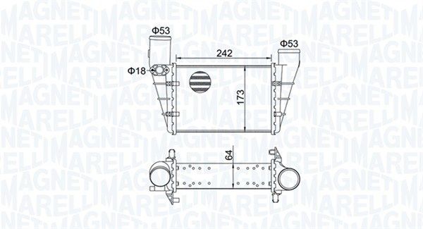 MAGNETI MARELLI 351319204070 Charge Air Cooler