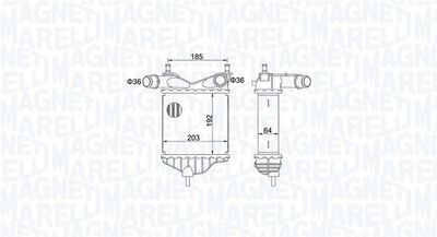 Charge Air Cooler MAGNETI MARELLI 351319204080