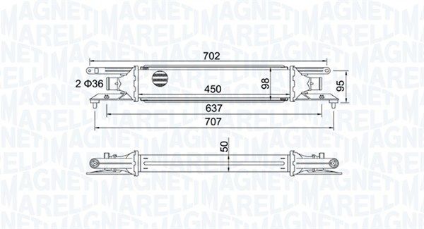 MAGNETI MARELLI 351319204090 Charge Air Cooler