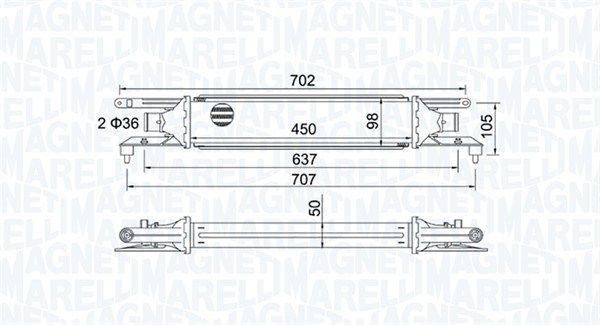 MAGNETI MARELLI 351319204110 Charge Air Cooler