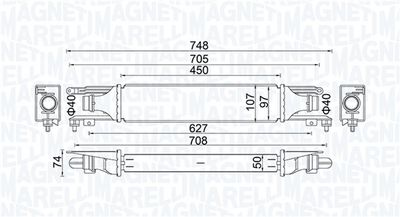 Charge Air Cooler MAGNETI MARELLI 351319204130