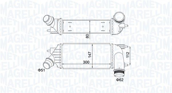 MAGNETI MARELLI 351319204140 Charge Air Cooler